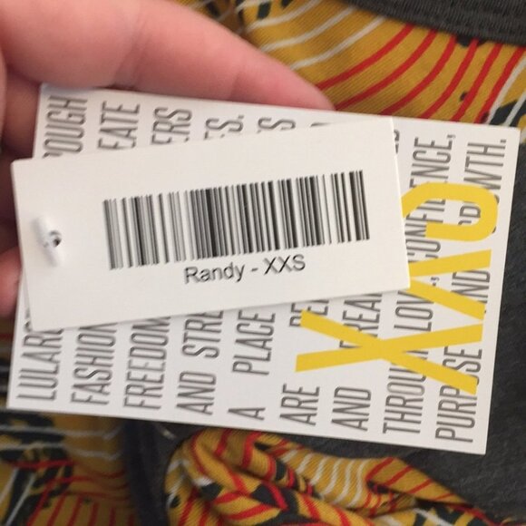 XXS LuLaRoe Randy T-Shirt B03 760 - Picture 5 of 5